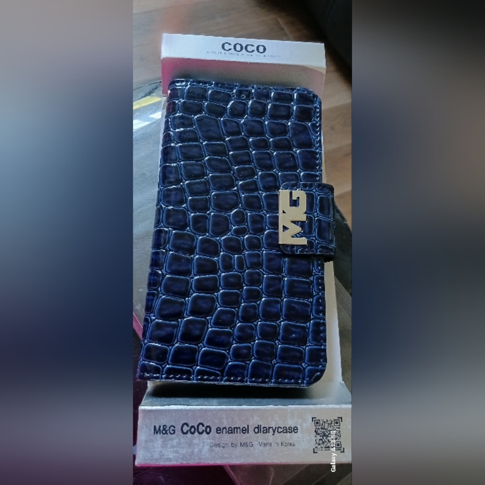 M&G Coco Samsung Galaxy S7 Wallet Case with ID Card slot holder Navy Blue